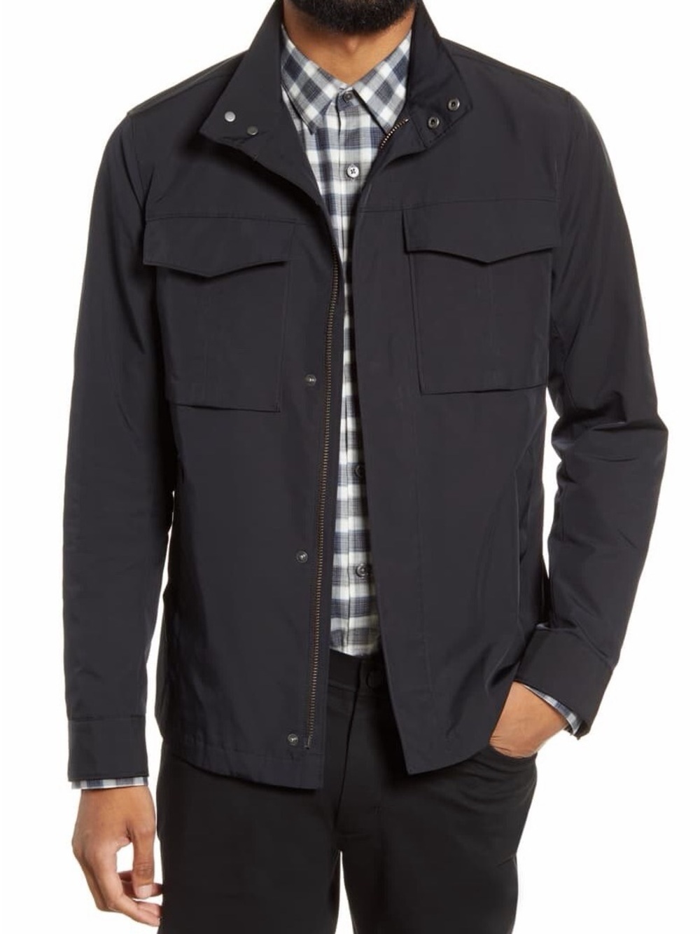 Theory Men's Yost Canvas Jacket - Dark Navy